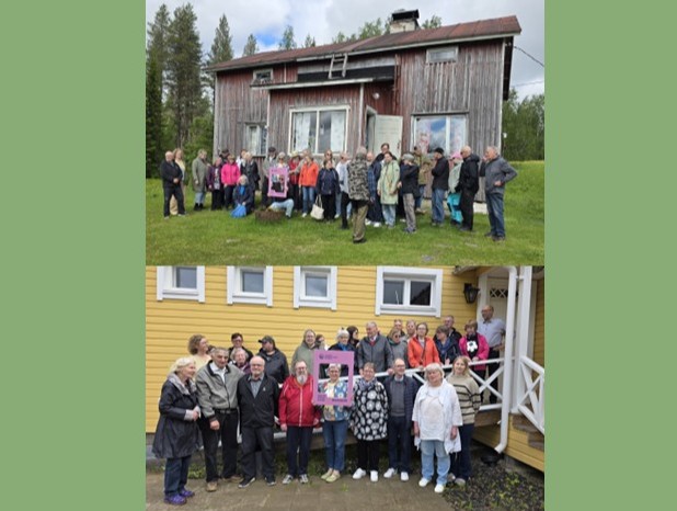 Asutustilavierailu Tyynelän tilalle ja Pohjolan kievariin